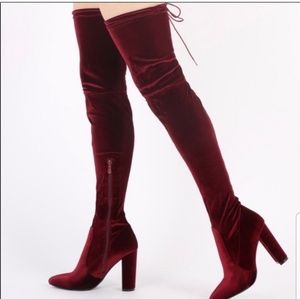 ISO public desire annie otk boots